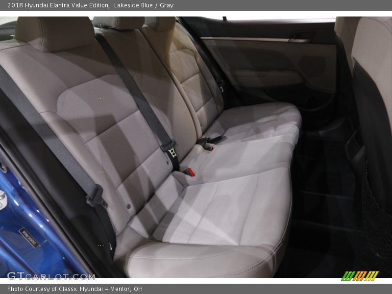 Lakeside Blue / Gray 2018 Hyundai Elantra Value Edition