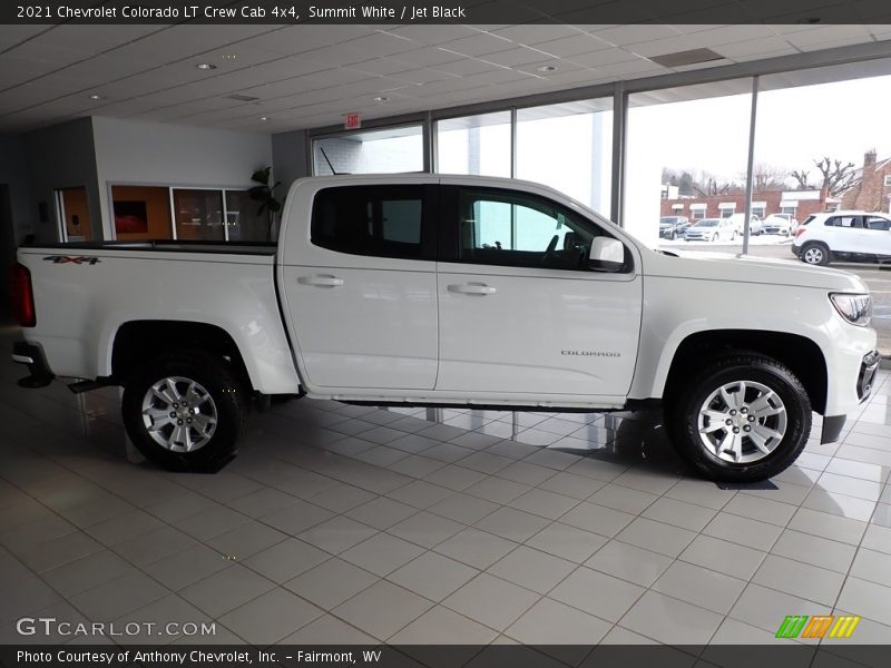 Summit White / Jet Black 2021 Chevrolet Colorado LT Crew Cab 4x4