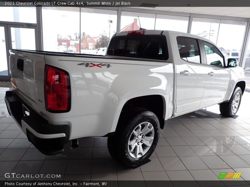 Summit White / Jet Black 2021 Chevrolet Colorado LT Crew Cab 4x4