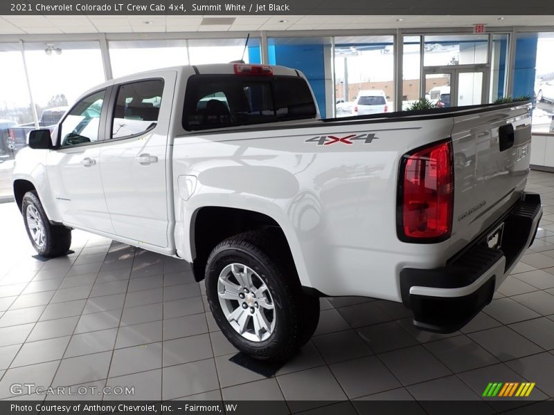 Summit White / Jet Black 2021 Chevrolet Colorado LT Crew Cab 4x4