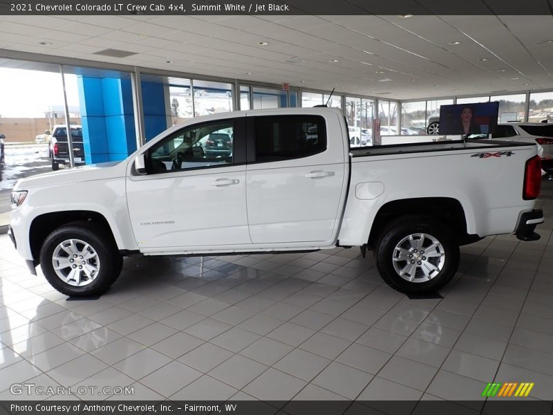 Summit White / Jet Black 2021 Chevrolet Colorado LT Crew Cab 4x4