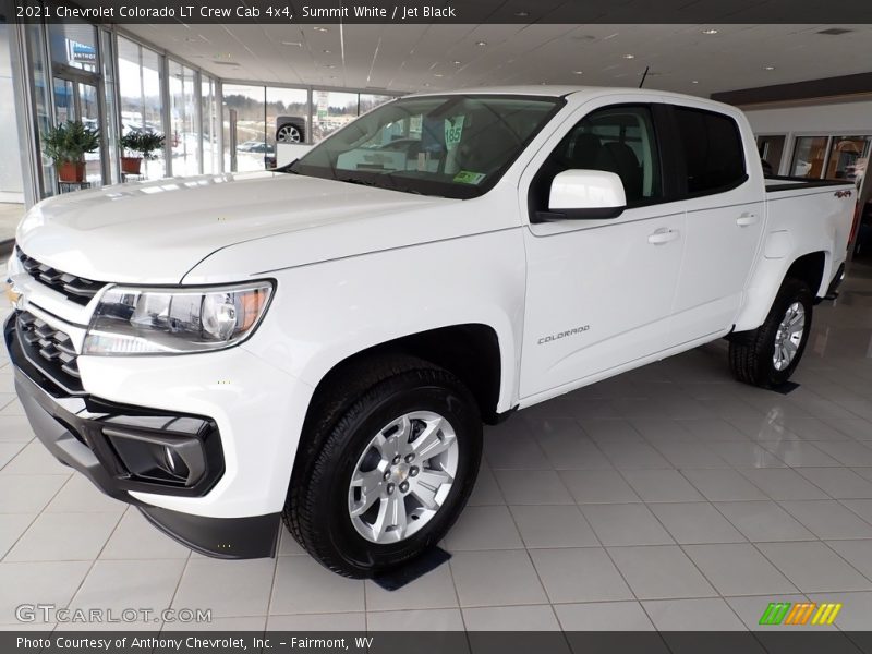 Summit White / Jet Black 2021 Chevrolet Colorado LT Crew Cab 4x4