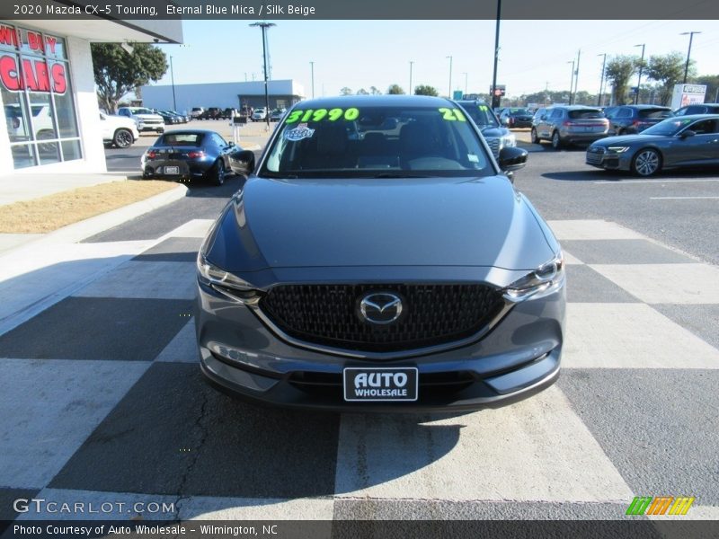 Eternal Blue Mica / Silk Beige 2020 Mazda CX-5 Touring
