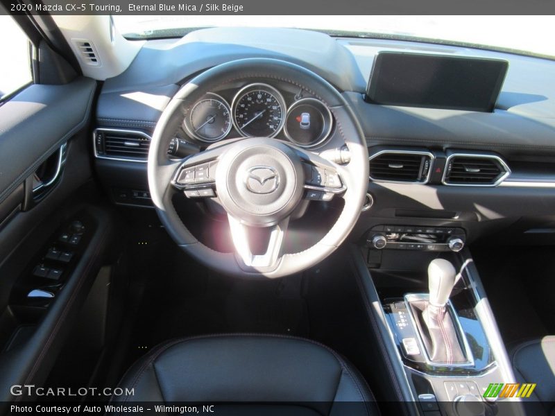 Eternal Blue Mica / Silk Beige 2020 Mazda CX-5 Touring
