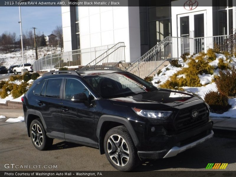 Midnight Black Metallic / Black 2019 Toyota RAV4 Adventure AWD