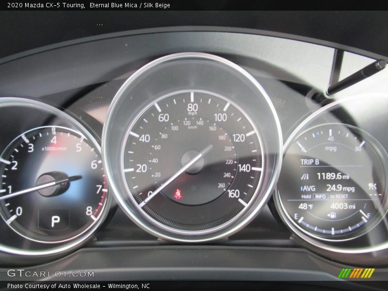 Eternal Blue Mica / Silk Beige 2020 Mazda CX-5 Touring