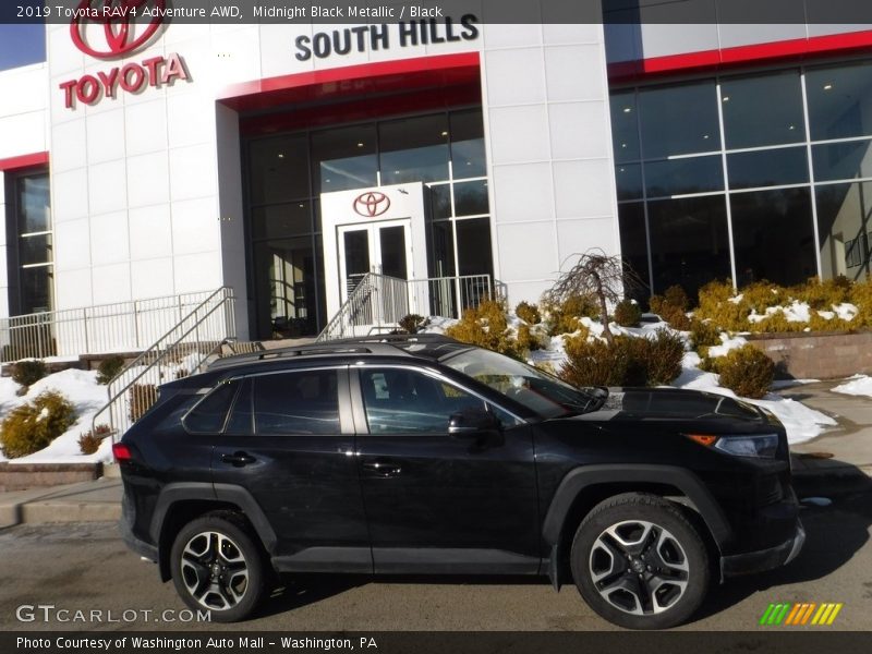 Midnight Black Metallic / Black 2019 Toyota RAV4 Adventure AWD