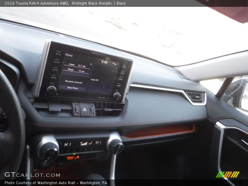 Midnight Black Metallic / Black 2019 Toyota RAV4 Adventure AWD