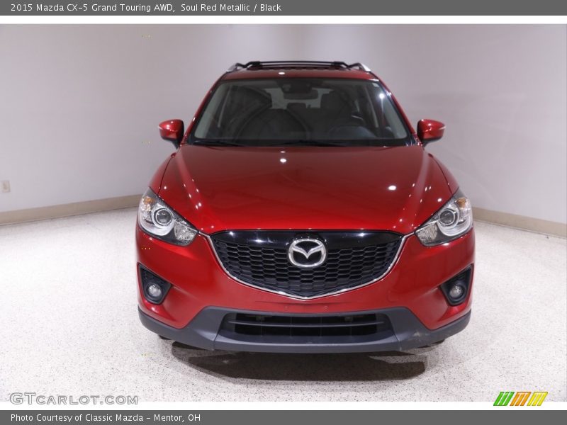 Soul Red Metallic / Black 2015 Mazda CX-5 Grand Touring AWD