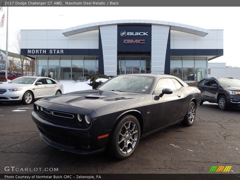 Maximum Steel Metallic / Black 2017 Dodge Challenger GT AWD