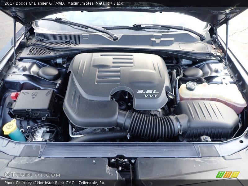 Maximum Steel Metallic / Black 2017 Dodge Challenger GT AWD