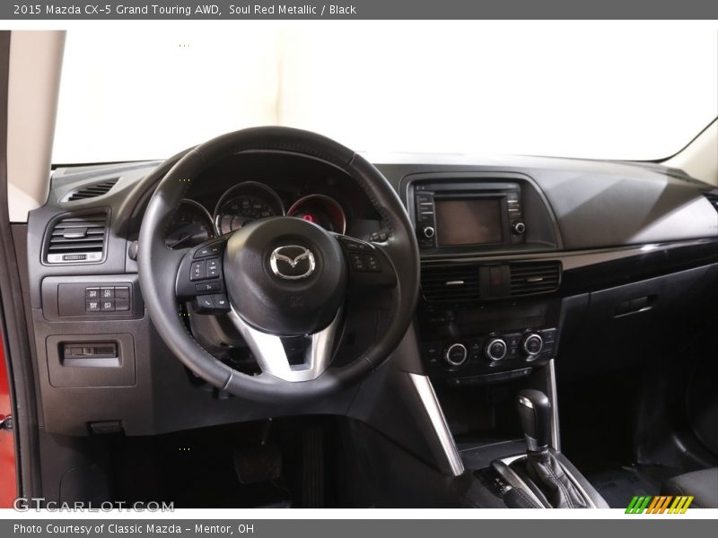 Soul Red Metallic / Black 2015 Mazda CX-5 Grand Touring AWD
