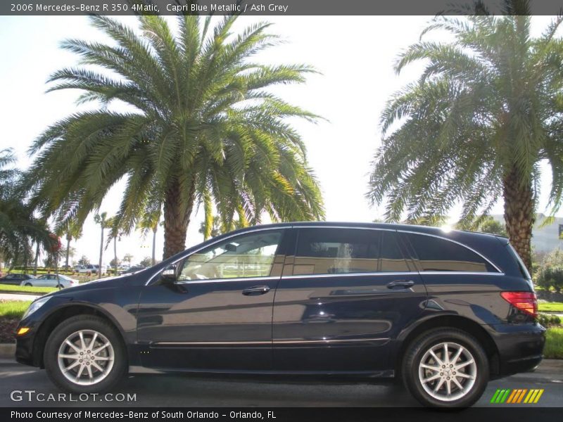 Capri Blue Metallic / Ash Grey 2006 Mercedes-Benz R 350 4Matic