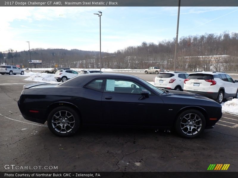 Maximum Steel Metallic / Black 2017 Dodge Challenger GT AWD