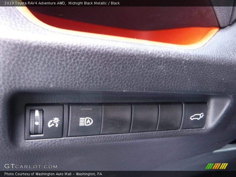 Midnight Black Metallic / Black 2019 Toyota RAV4 Adventure AWD