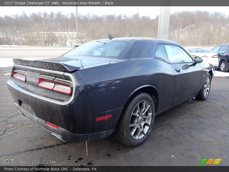 Maximum Steel Metallic / Black 2017 Dodge Challenger GT AWD