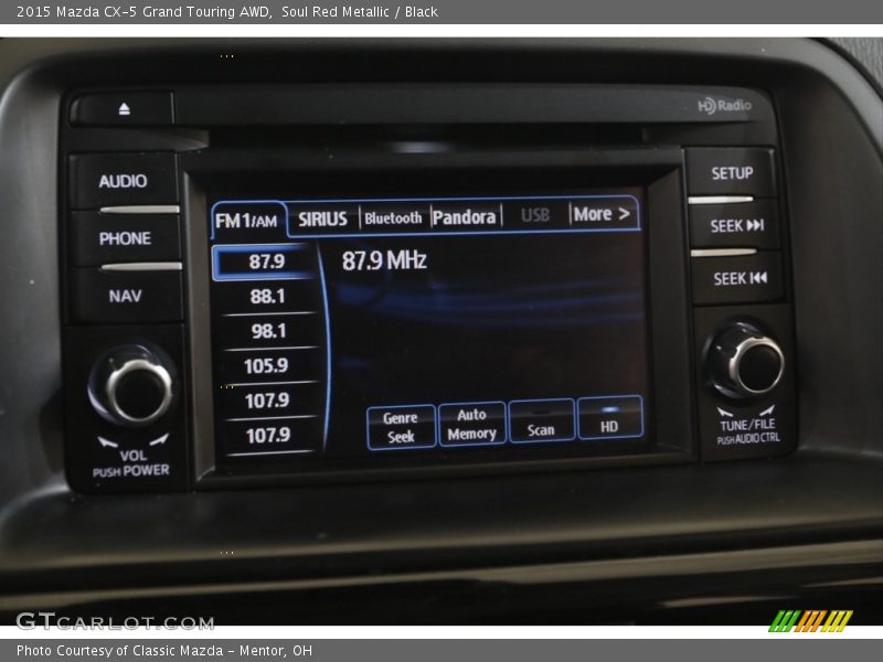 Soul Red Metallic / Black 2015 Mazda CX-5 Grand Touring AWD