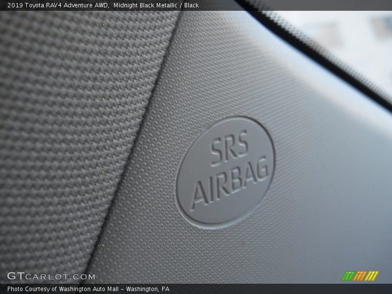 Midnight Black Metallic / Black 2019 Toyota RAV4 Adventure AWD