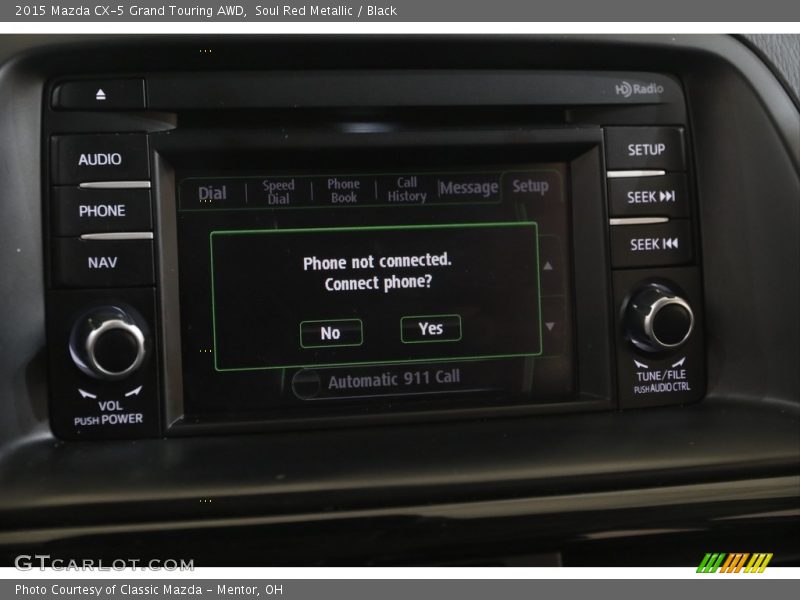 Soul Red Metallic / Black 2015 Mazda CX-5 Grand Touring AWD