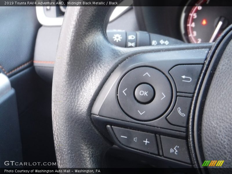 Midnight Black Metallic / Black 2019 Toyota RAV4 Adventure AWD