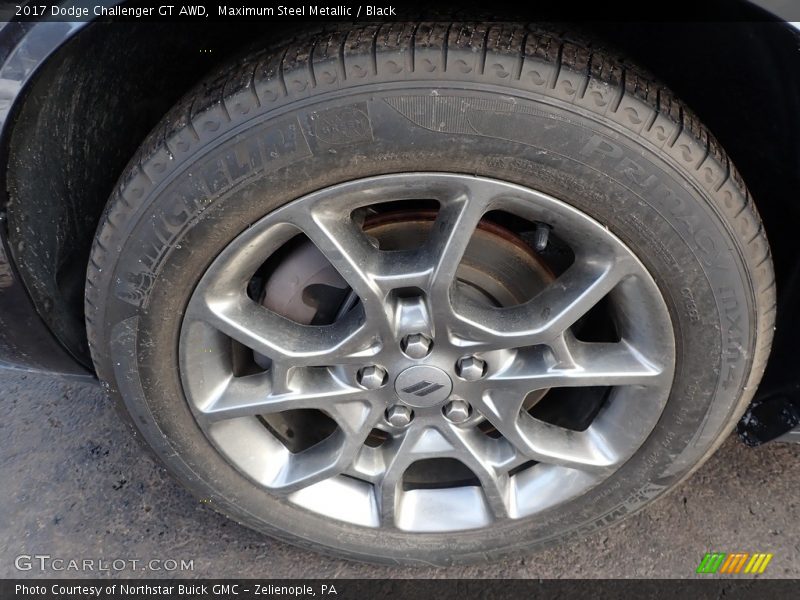 Maximum Steel Metallic / Black 2017 Dodge Challenger GT AWD