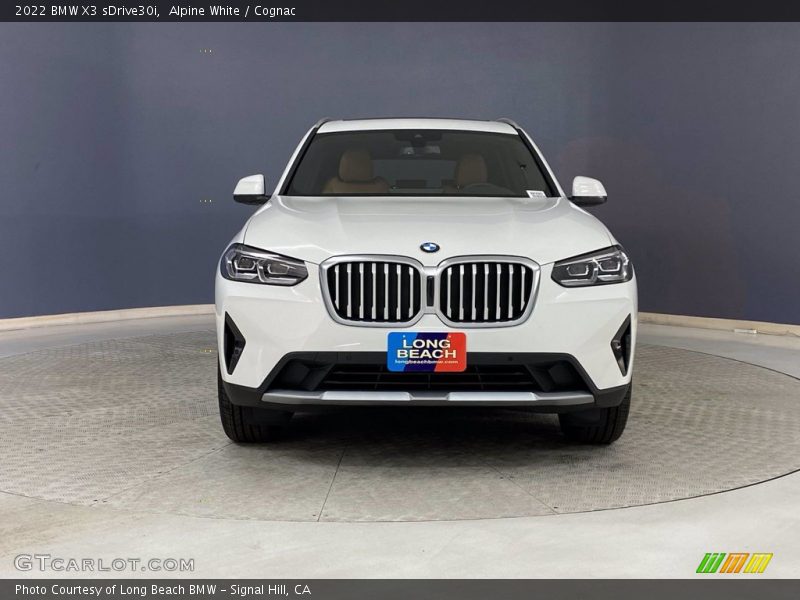 Alpine White / Cognac 2022 BMW X3 sDrive30i