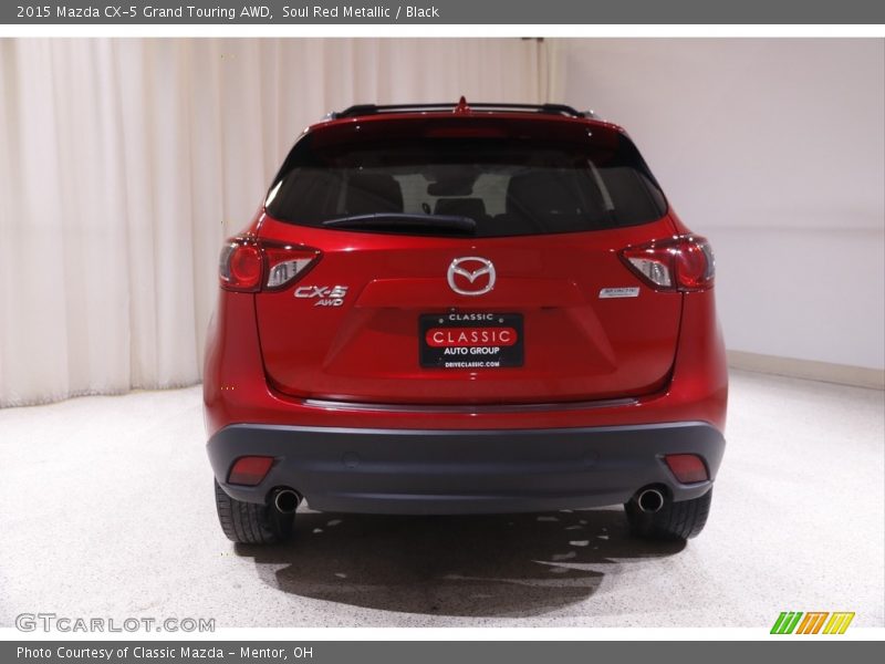 Soul Red Metallic / Black 2015 Mazda CX-5 Grand Touring AWD