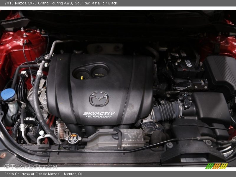 Soul Red Metallic / Black 2015 Mazda CX-5 Grand Touring AWD