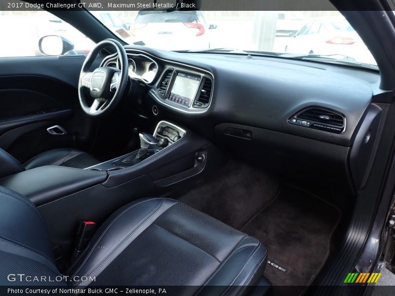 Maximum Steel Metallic / Black 2017 Dodge Challenger GT AWD