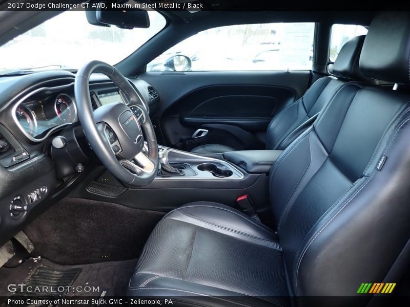 Maximum Steel Metallic / Black 2017 Dodge Challenger GT AWD