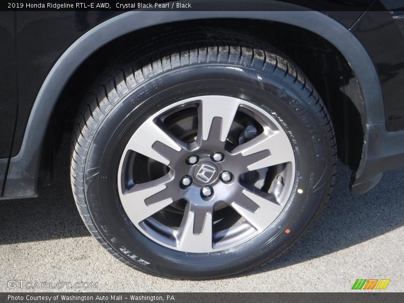 Crystal Black Pearl / Black 2019 Honda Ridgeline RTL-E AWD