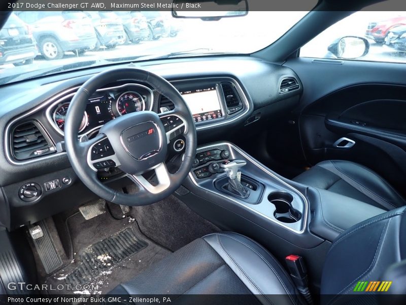Maximum Steel Metallic / Black 2017 Dodge Challenger GT AWD
