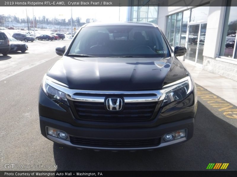 Crystal Black Pearl / Black 2019 Honda Ridgeline RTL-E AWD