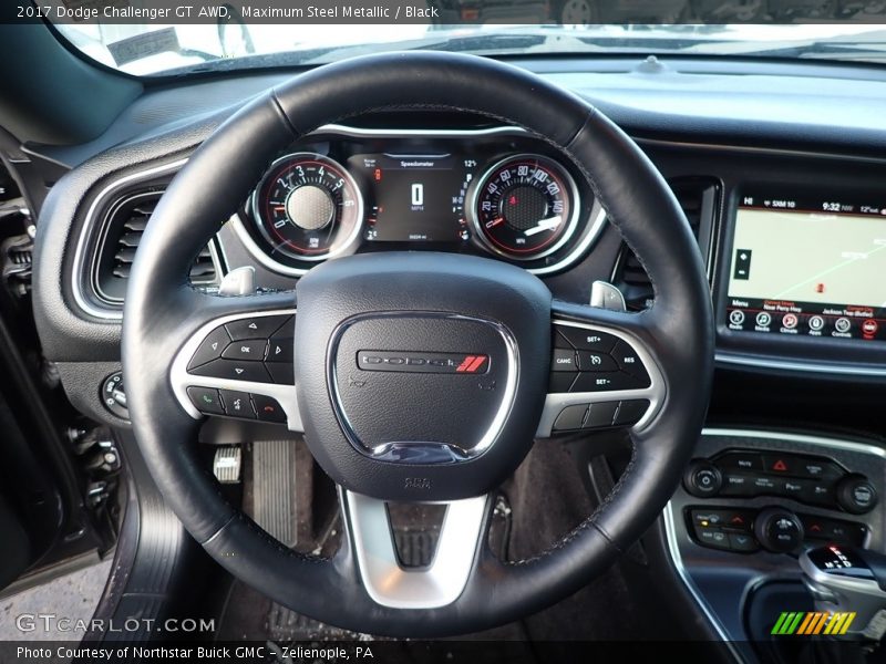 Maximum Steel Metallic / Black 2017 Dodge Challenger GT AWD