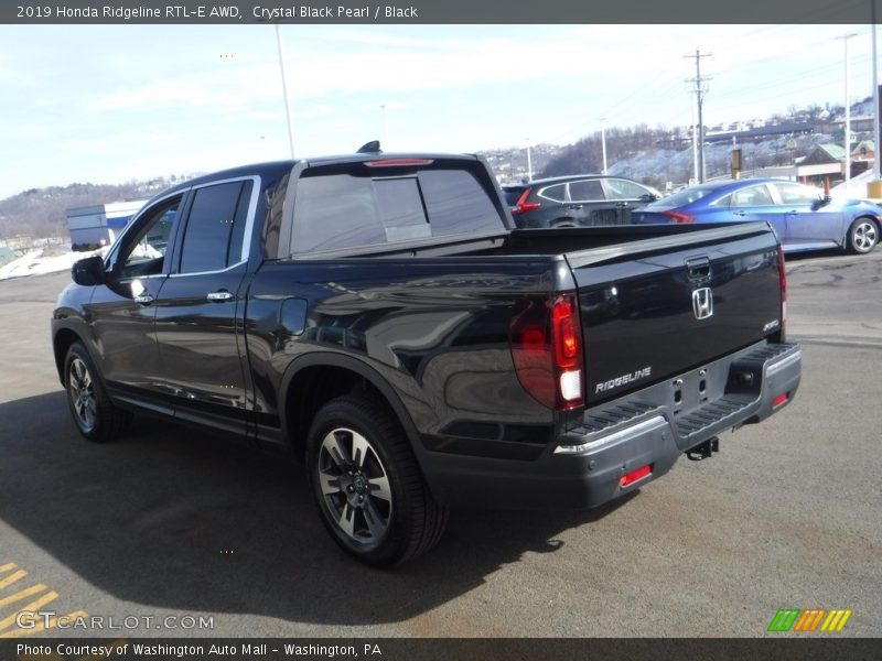 Crystal Black Pearl / Black 2019 Honda Ridgeline RTL-E AWD