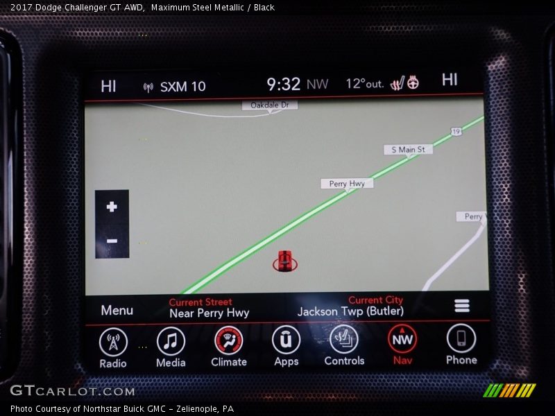 Maximum Steel Metallic / Black 2017 Dodge Challenger GT AWD