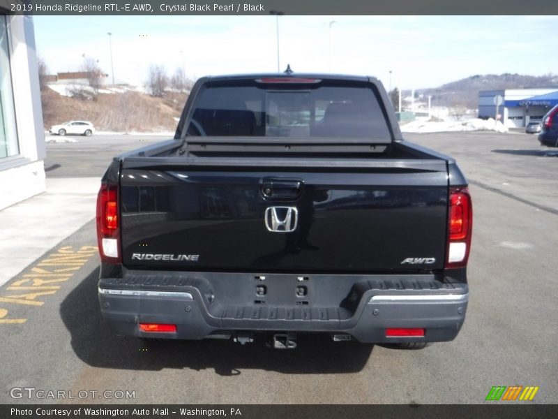 Crystal Black Pearl / Black 2019 Honda Ridgeline RTL-E AWD