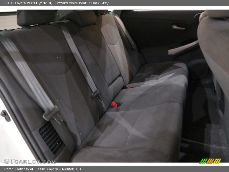 Blizzard White Pearl / Dark Gray 2010 Toyota Prius Hybrid III
