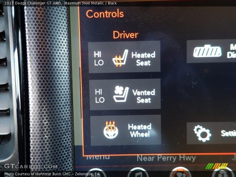 Maximum Steel Metallic / Black 2017 Dodge Challenger GT AWD
