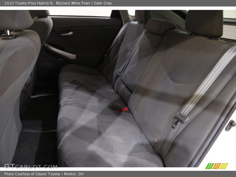 Blizzard White Pearl / Dark Gray 2010 Toyota Prius Hybrid III