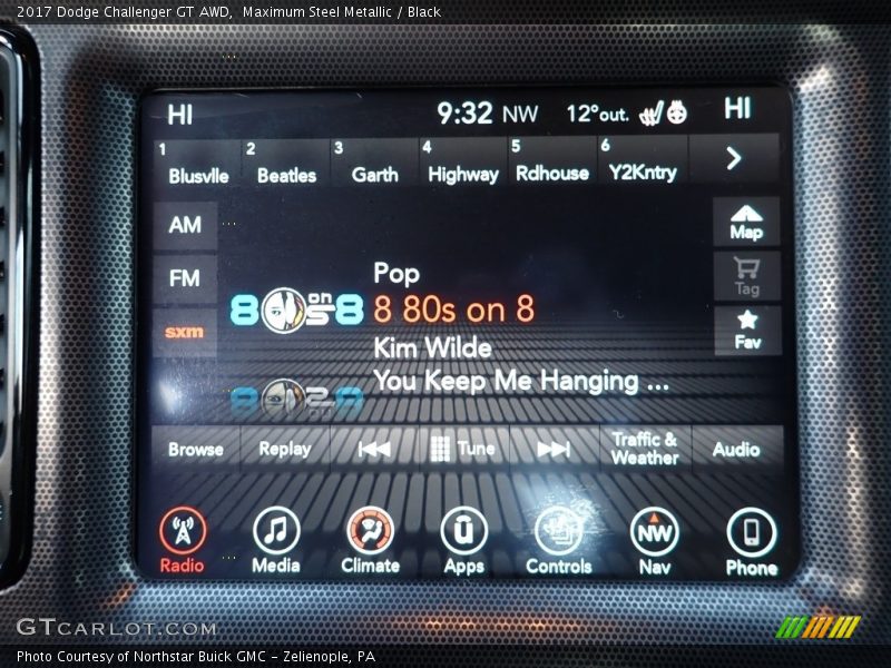 Maximum Steel Metallic / Black 2017 Dodge Challenger GT AWD