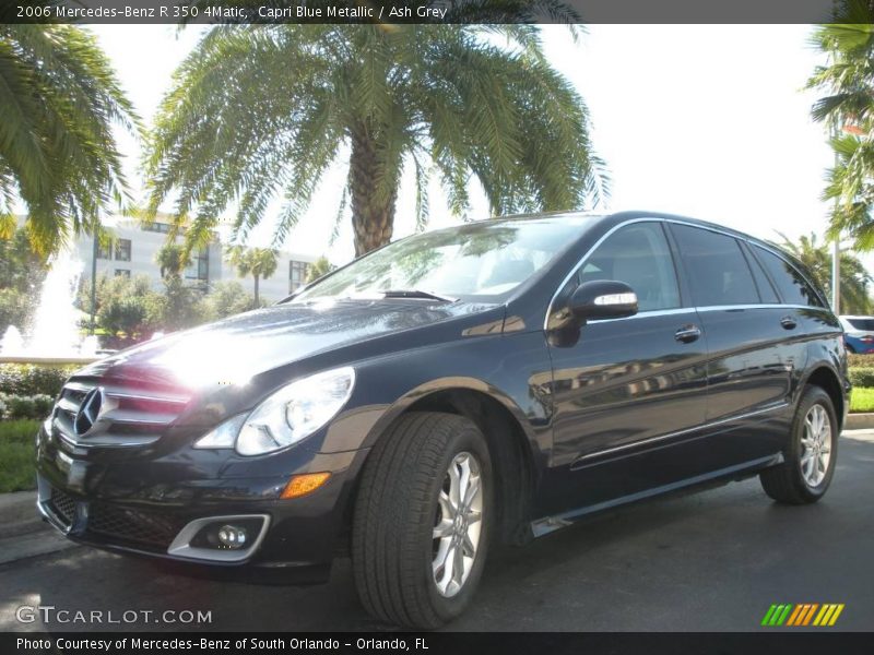 Capri Blue Metallic / Ash Grey 2006 Mercedes-Benz R 350 4Matic