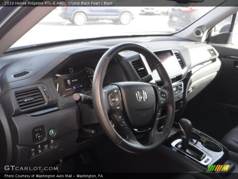 Crystal Black Pearl / Black 2019 Honda Ridgeline RTL-E AWD