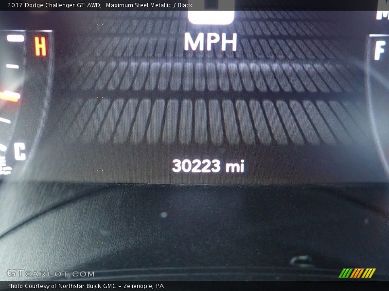 Maximum Steel Metallic / Black 2017 Dodge Challenger GT AWD