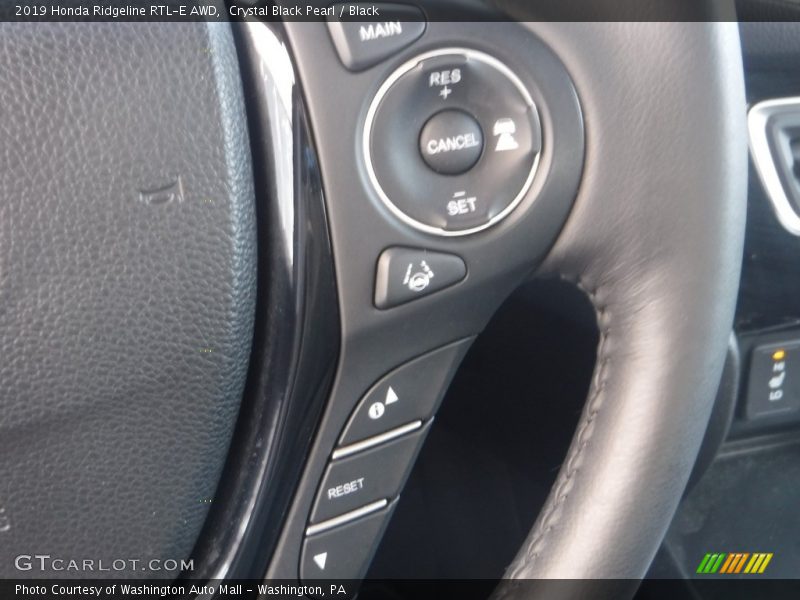 Crystal Black Pearl / Black 2019 Honda Ridgeline RTL-E AWD