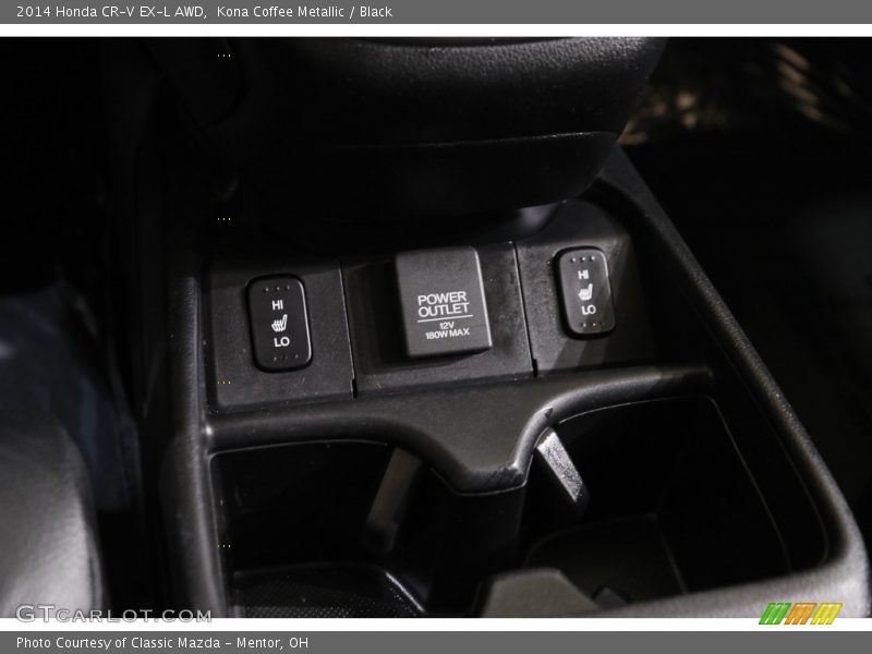 Kona Coffee Metallic / Black 2014 Honda CR-V EX-L AWD
