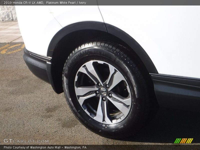Platinum White Pearl / Ivory 2019 Honda CR-V LX AWD