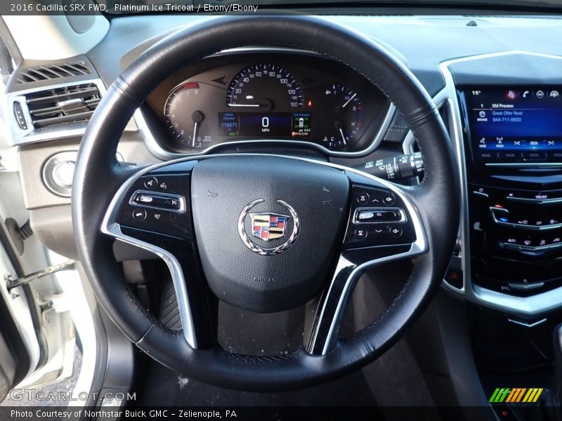 Platinum Ice Tricoat / Ebony/Ebony 2016 Cadillac SRX FWD