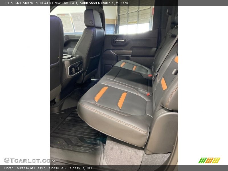 Satin Steel Metallic / Jet Black 2019 GMC Sierra 1500 AT4 Crew Cab 4WD