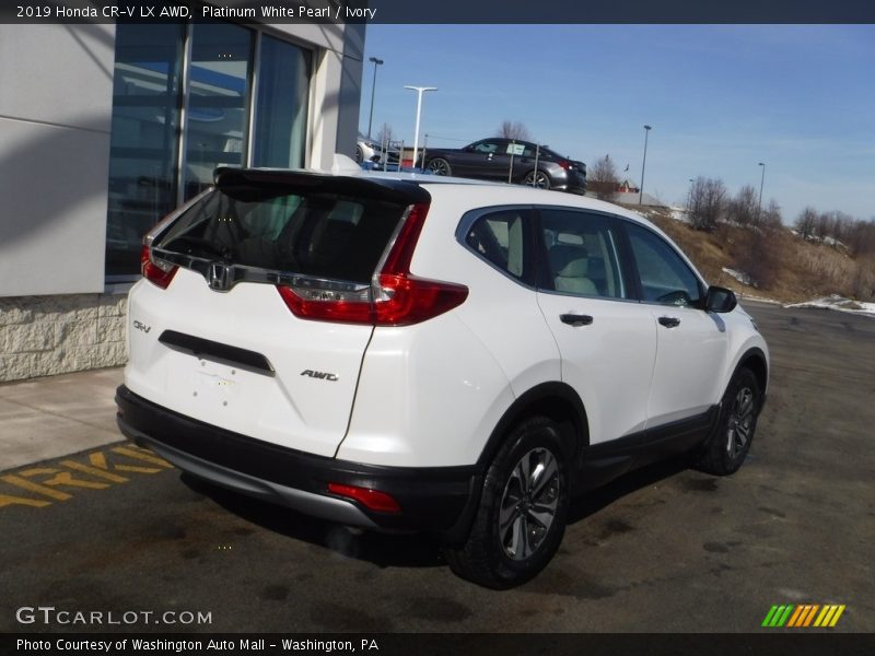 Platinum White Pearl / Ivory 2019 Honda CR-V LX AWD